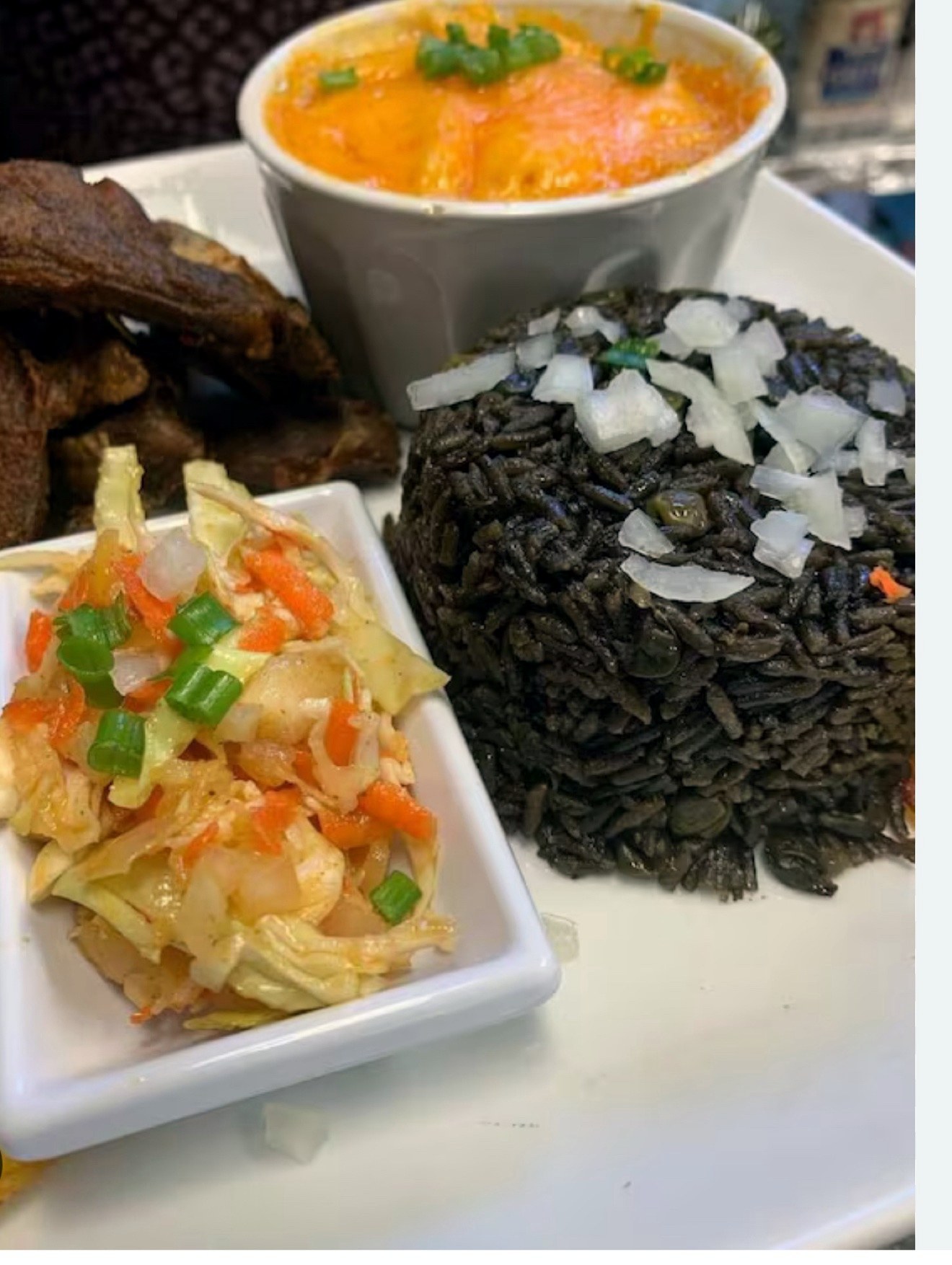Black rice & griot