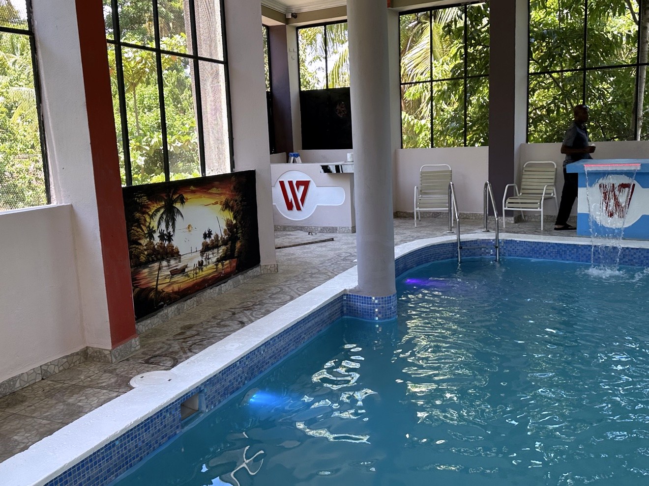 Piscine & cascade